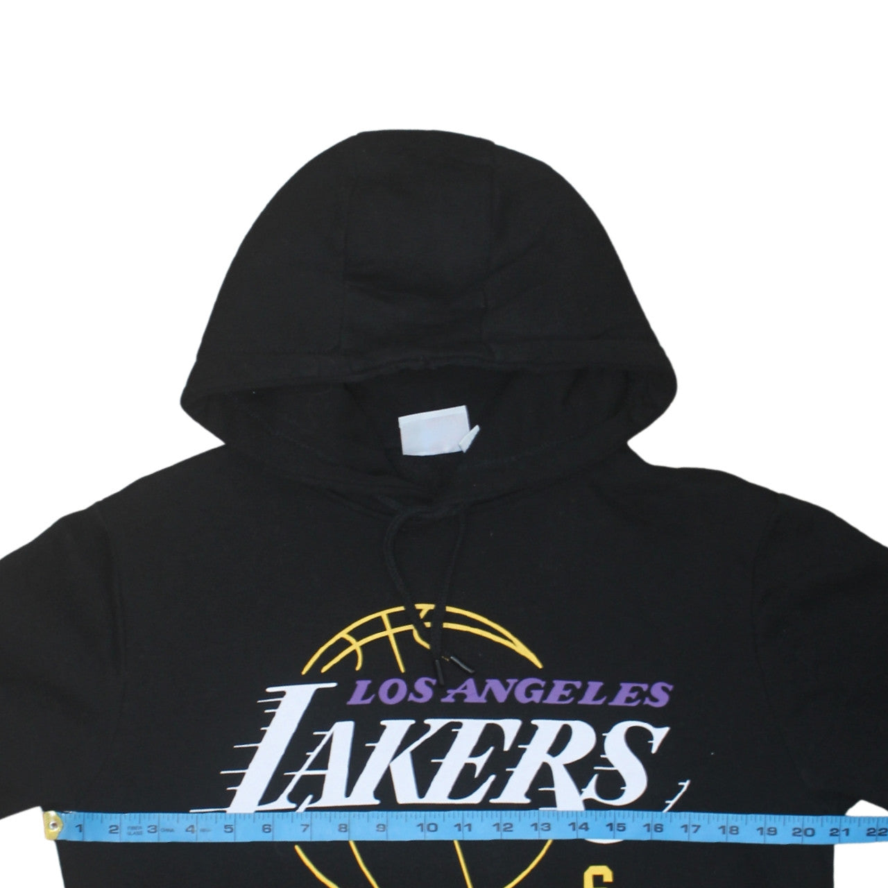 NBA Mens Black Los Angeles Lakers Hoodie Medium Pullover Fleece