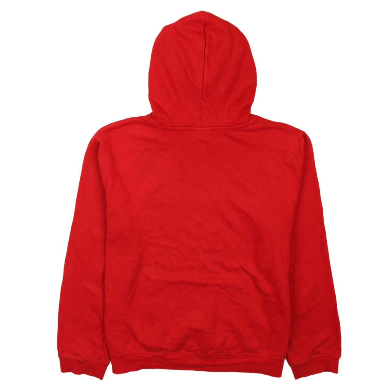 Fila Womens Red Pullover Hoodie XXL Logo Print Cotton Sweatshirt
