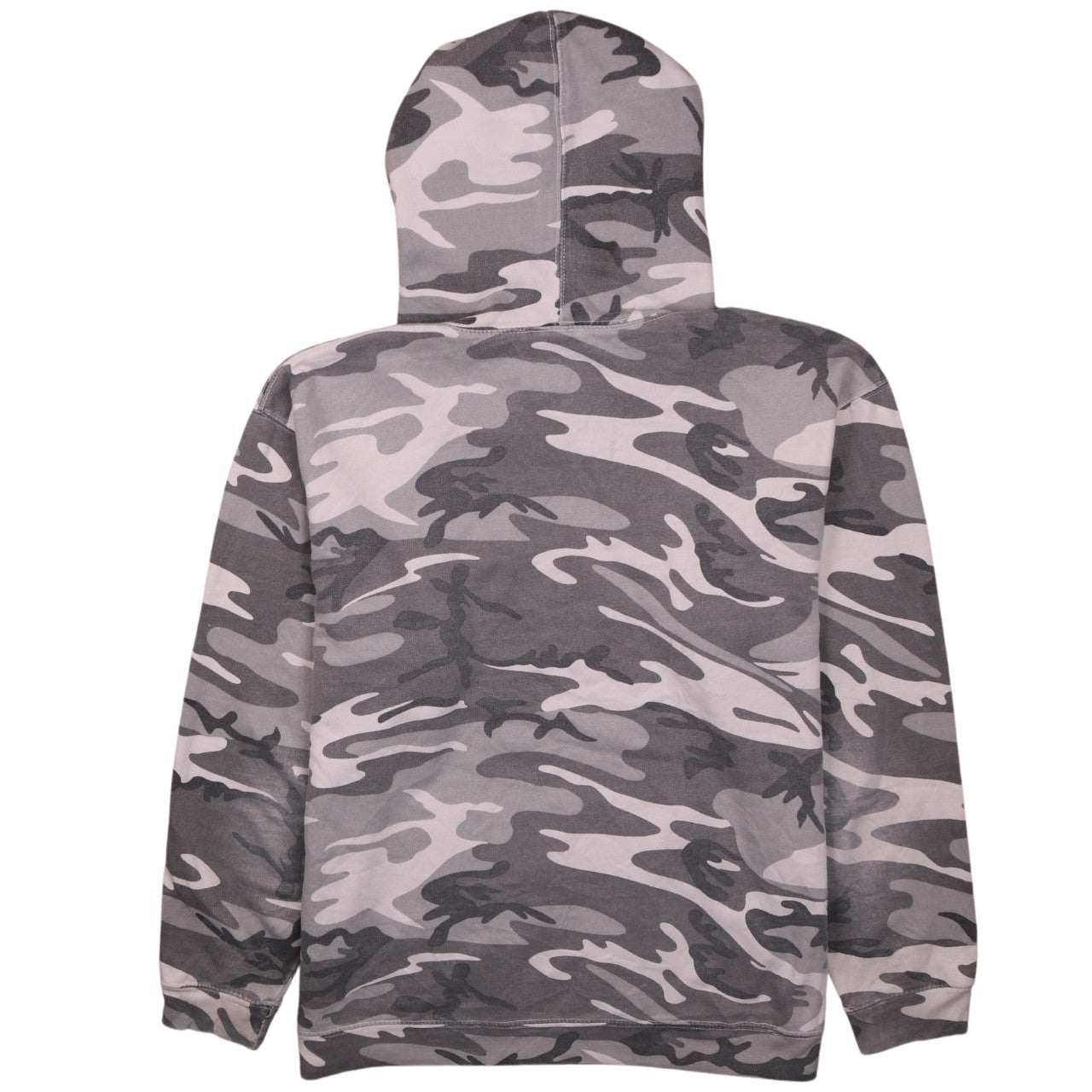 Hard Rock Men’s Grey Camouflage Pullover Hoodie M