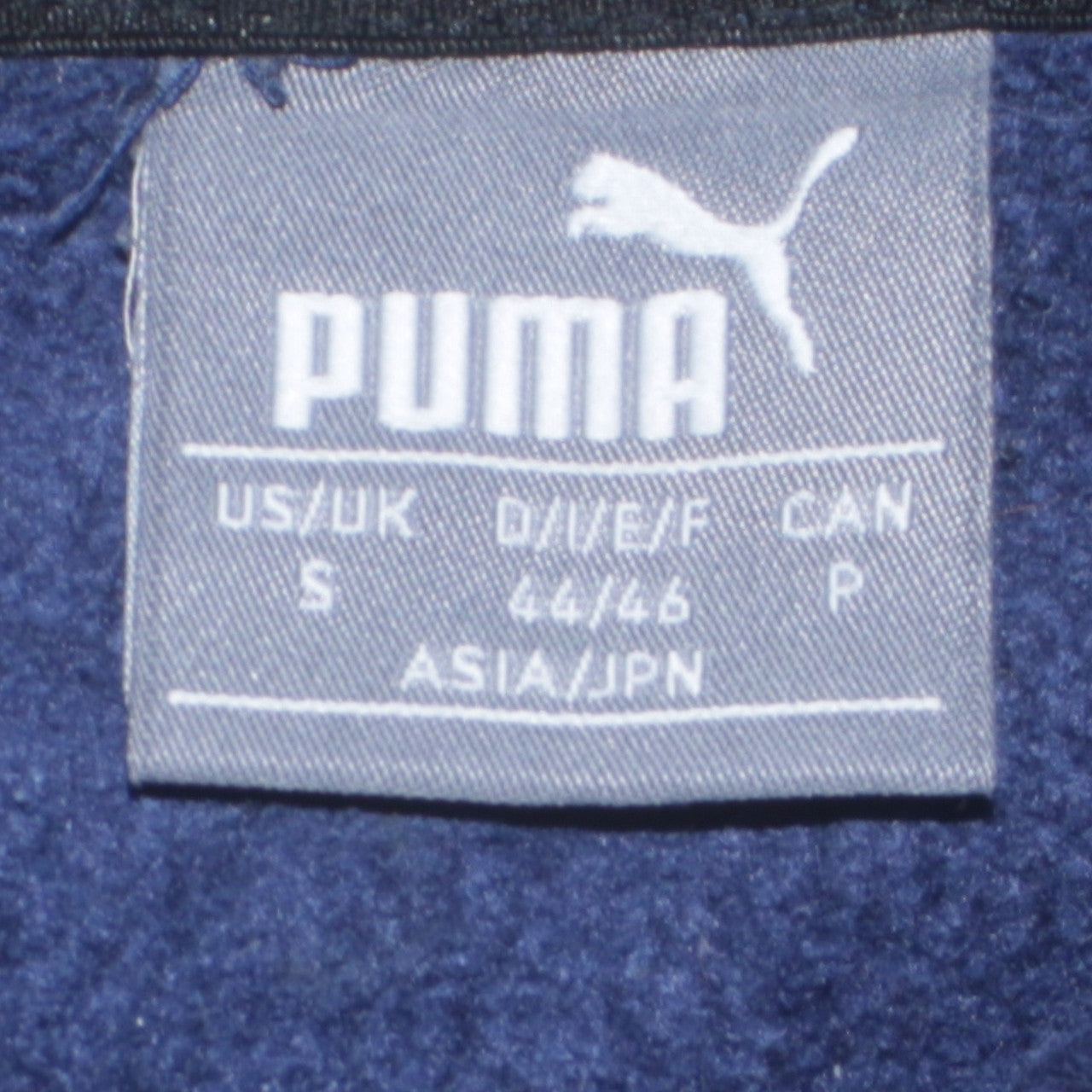 Puma Men's Blue Pullover Hoodie Small Sports Fleece Sweatshirt
