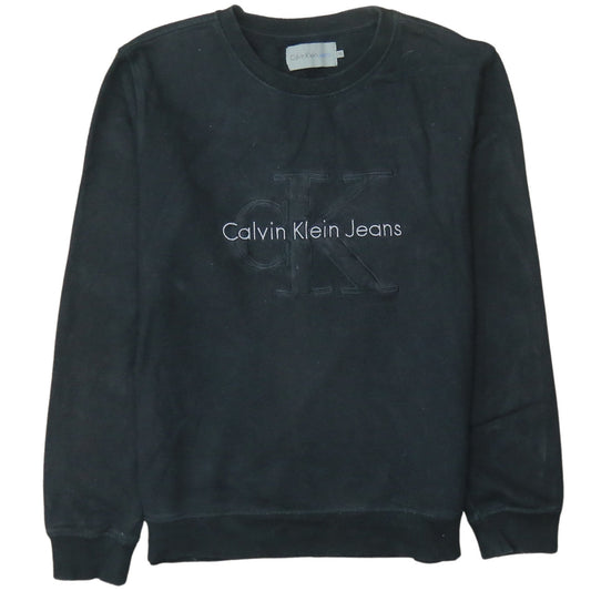 Calvin Klein Jeans Men’s Black XL Pullover Sweatshirt