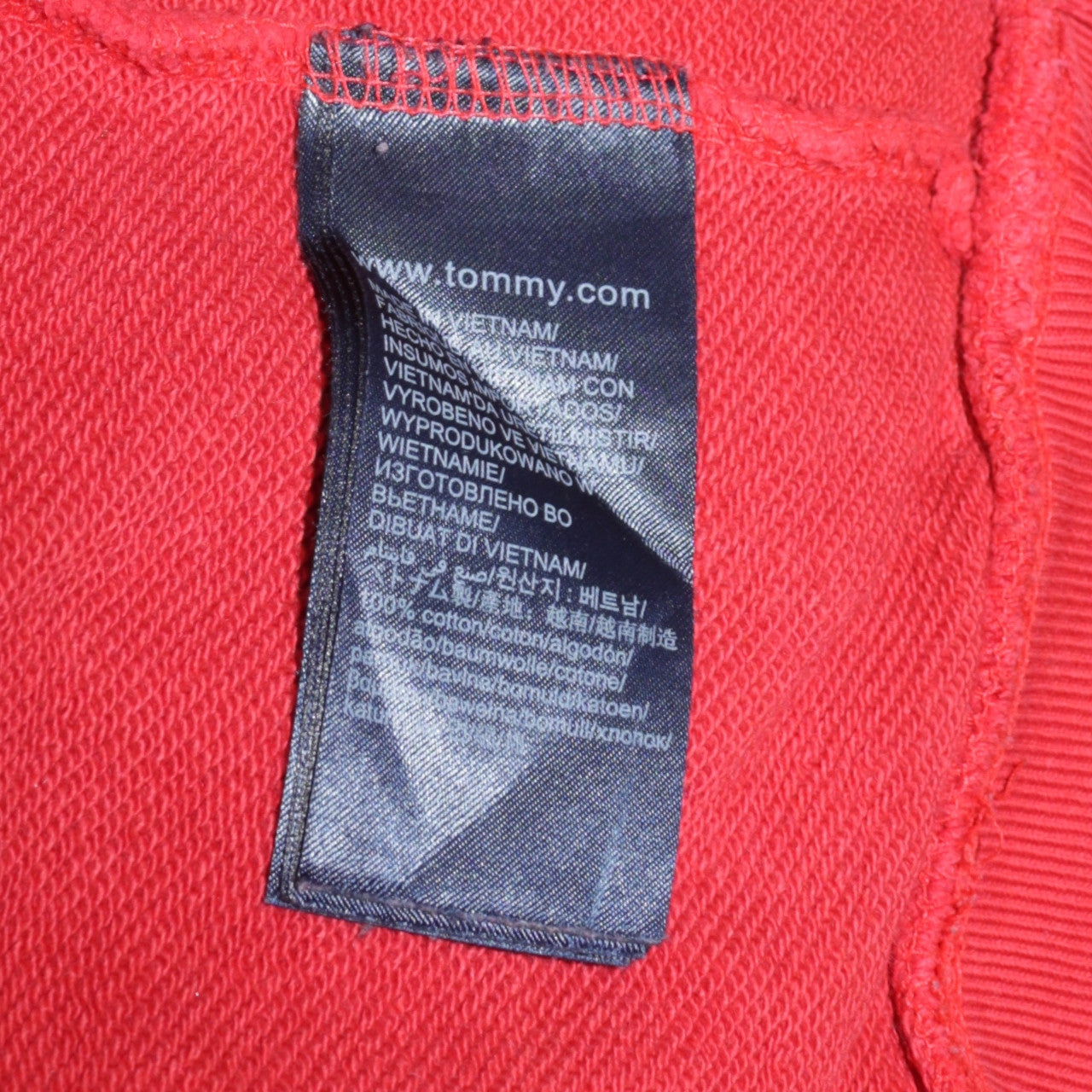 Tommy Jeans Men's Red XL Pullover Hoodie Classic Style