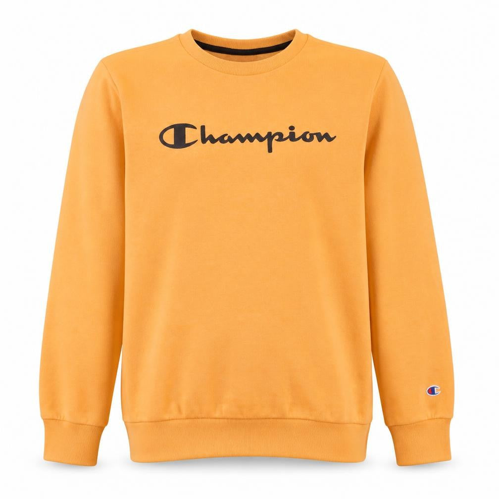 Champion Boys Orange Crew Neck Pullover Sweatshirt 13-14 Years