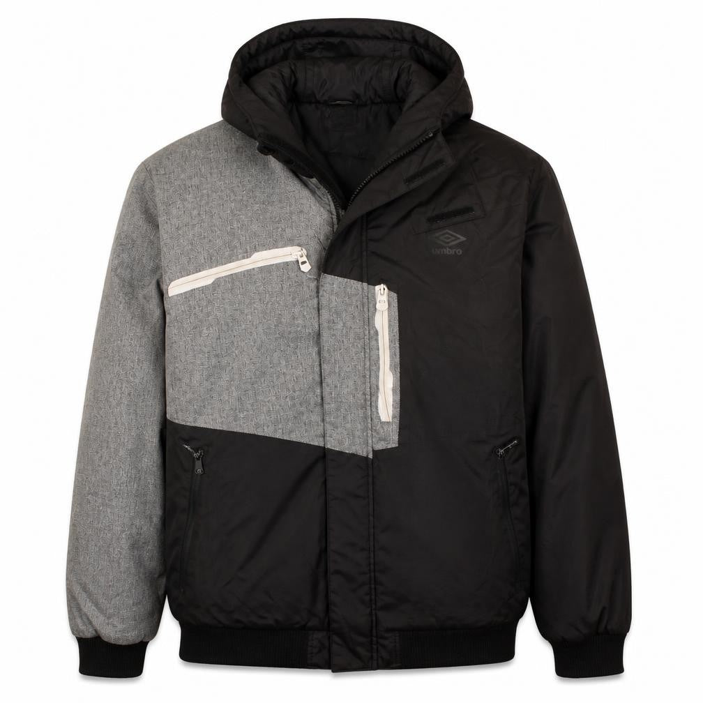 Umbro Men's Black XL Hooded Puffer Jacket Winter Coat
