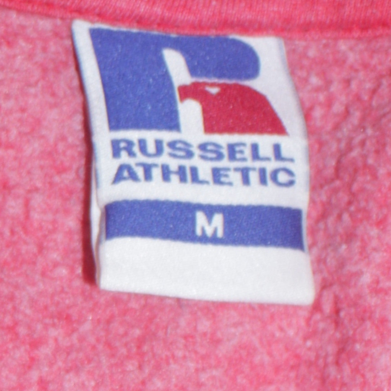 Russell Athletic Men's Red Pullover Hoodie Size M Fleece Sportswear