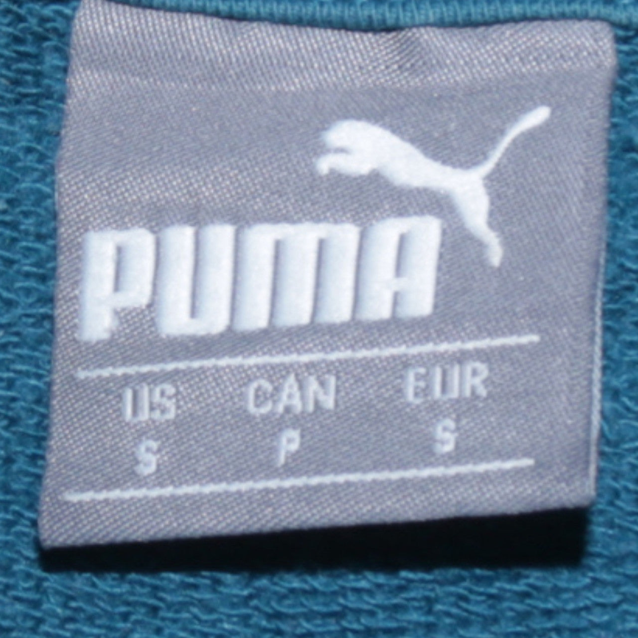 Puma Men's Green Pullover Hoodie S Logo Graphic Sweatshirt