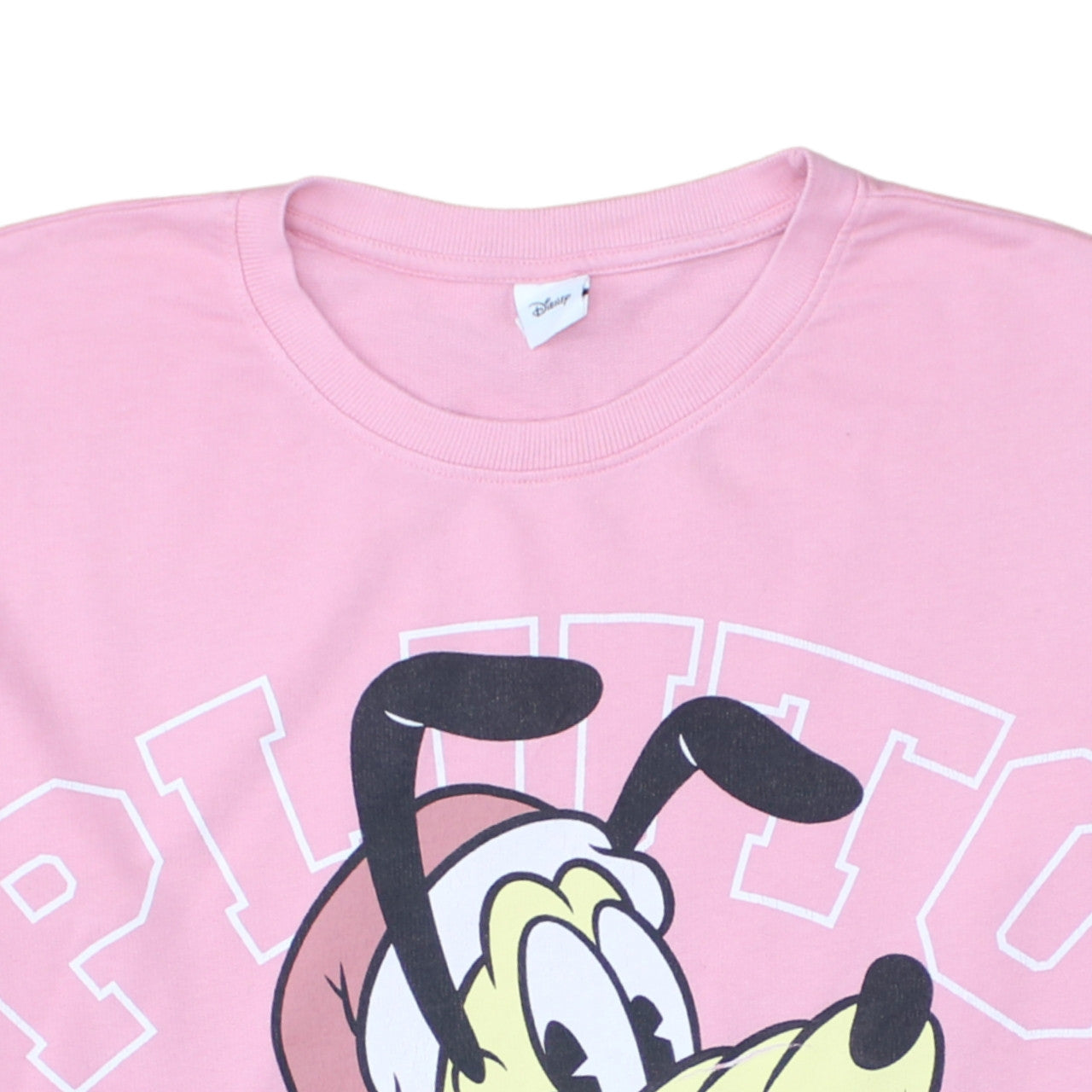 Disney Teens Pink Pluto Christmas Pullover Sweatshirt Size 10-12