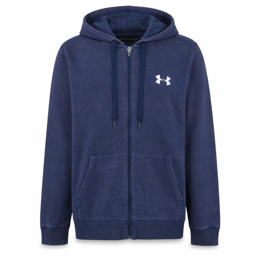 Under Armour Men's Navy Full Zip Hoodie Size L ColdGear