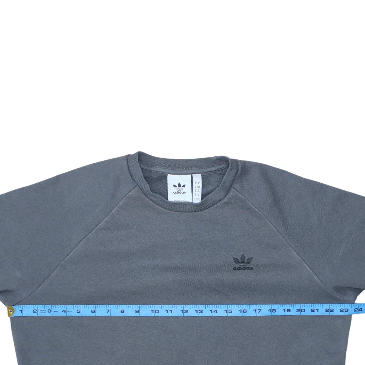 Adidas Men's Grey Crew Neck Sweatshirt M Pullover Fleece