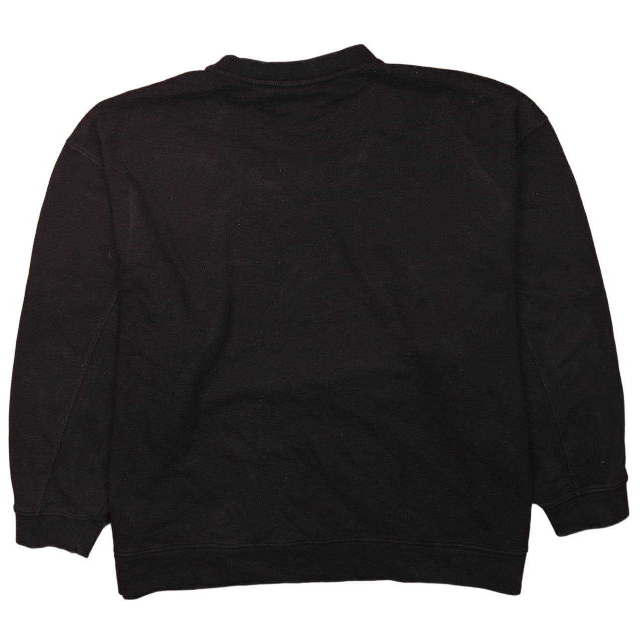 Adidas Womens Black XL Pullover Sweatshirt Crew Neck Classic Logo