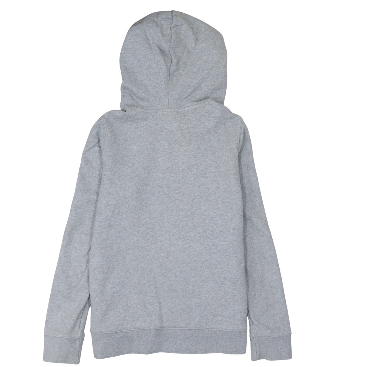 Adidas Women’s Grey Pullover Hoodie Size 8 Logo Print Casual Sweatshirt
