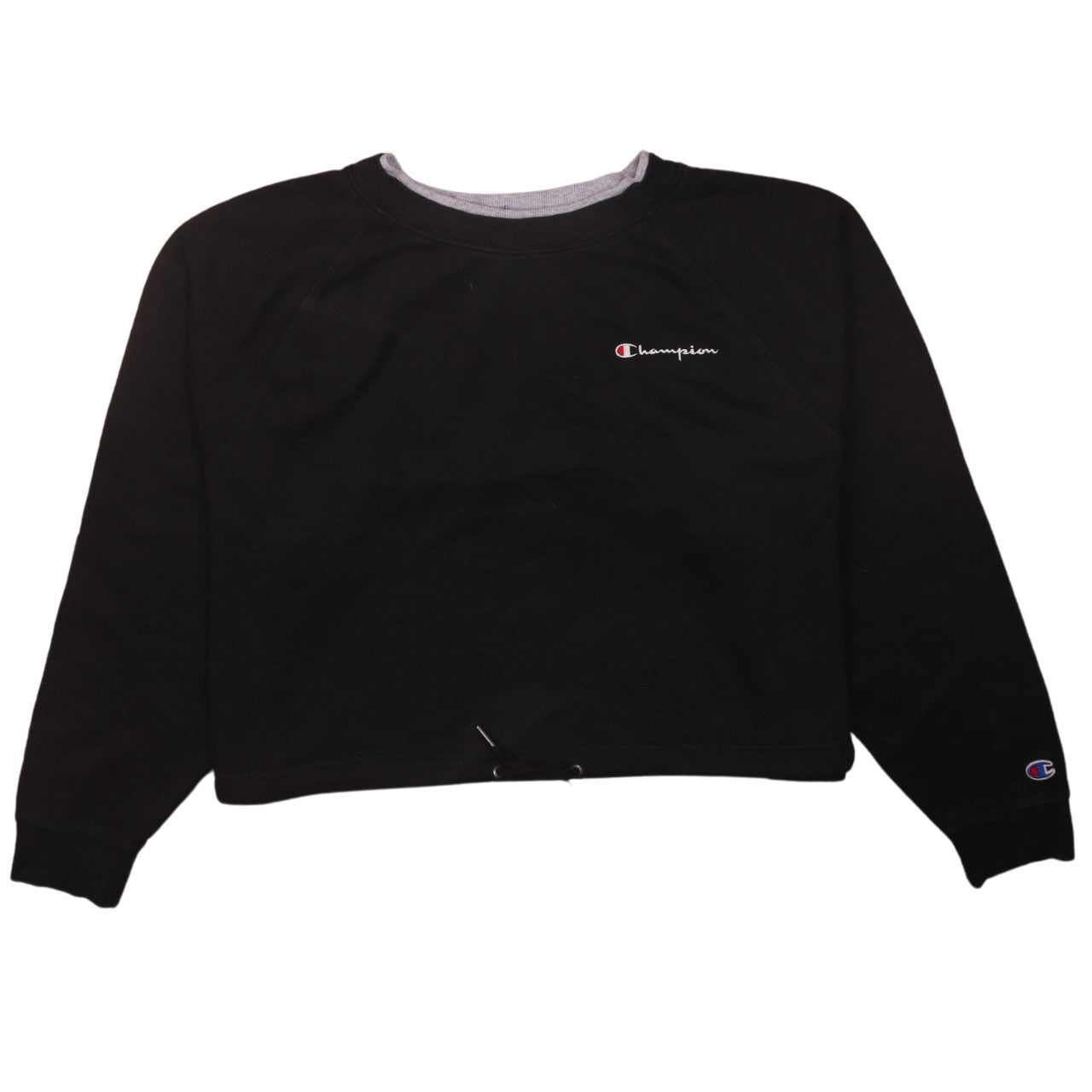 Champion Women's Black XL Crew Neck Pullover Sweatshirt