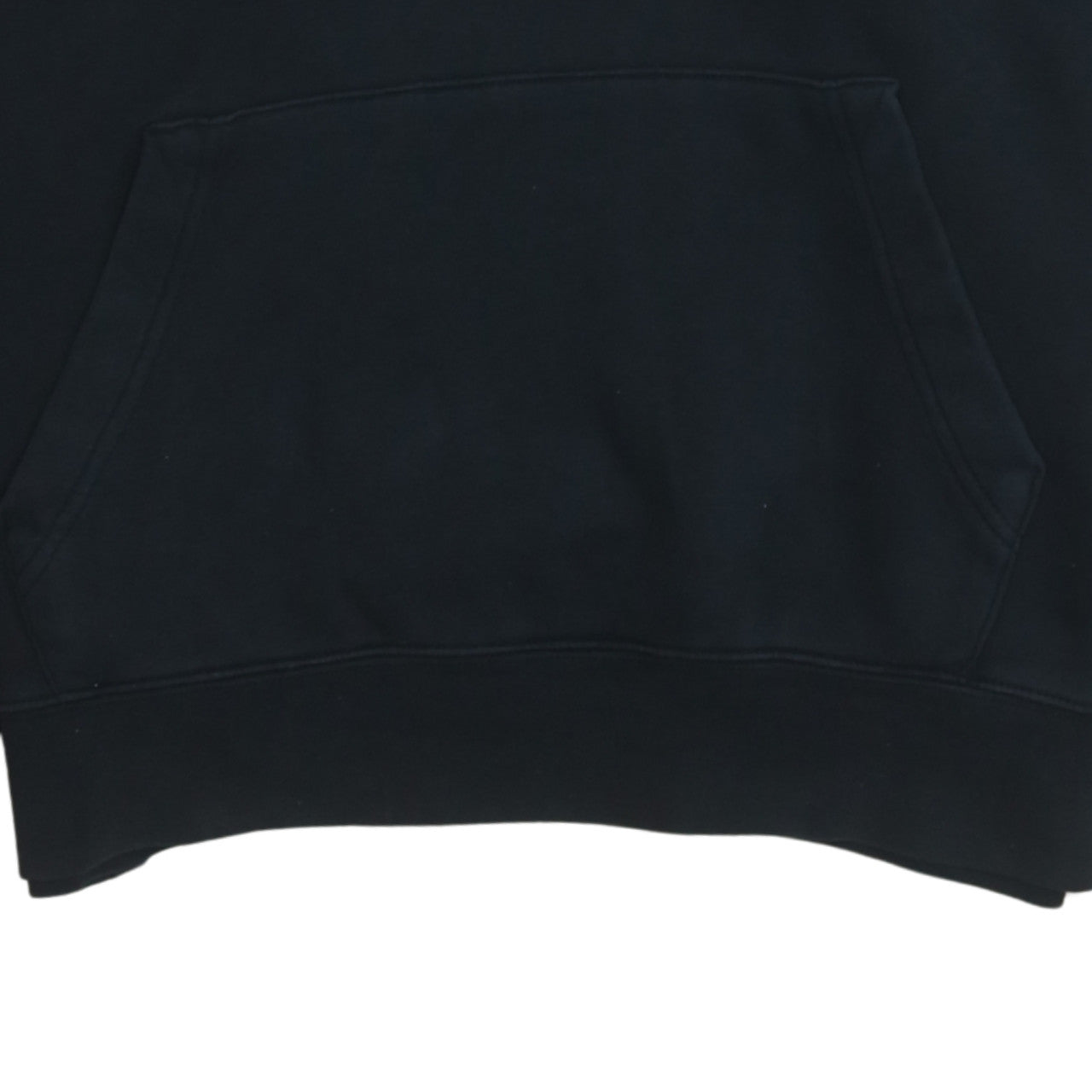 Nike Men's Black Pullover Hoodie L Regular Fit Fleece Logo Sweatshirt