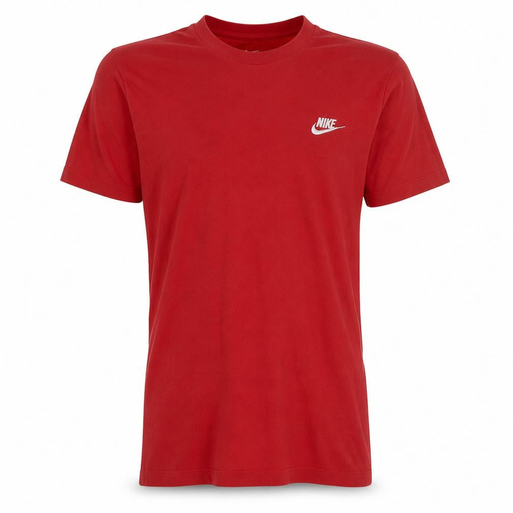 Nike Men's Red Crew Neck Short Sleeve Cotton T-Shirt XS