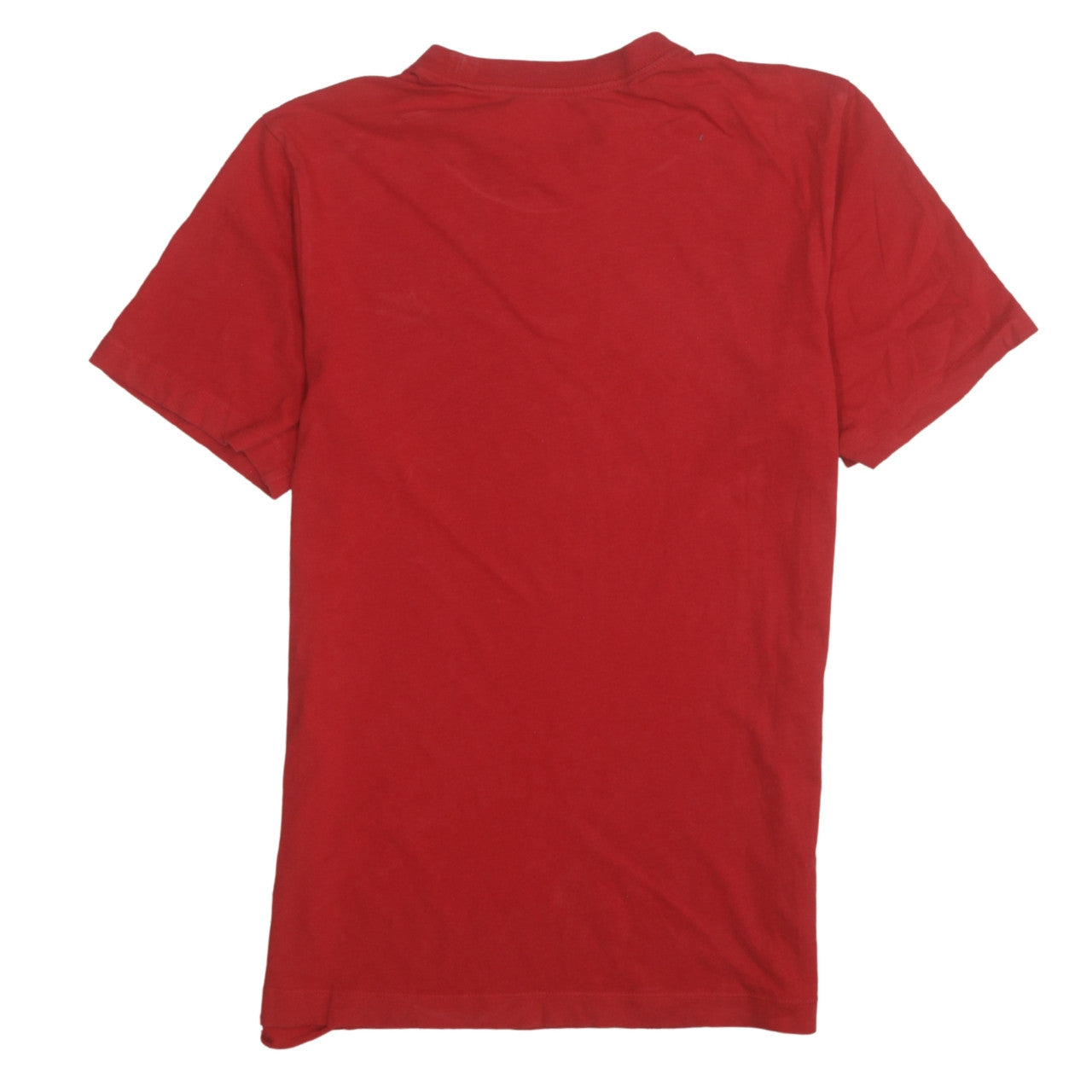 Nike Men's Red Crew Neck Short Sleeve Cotton T-Shirt XS