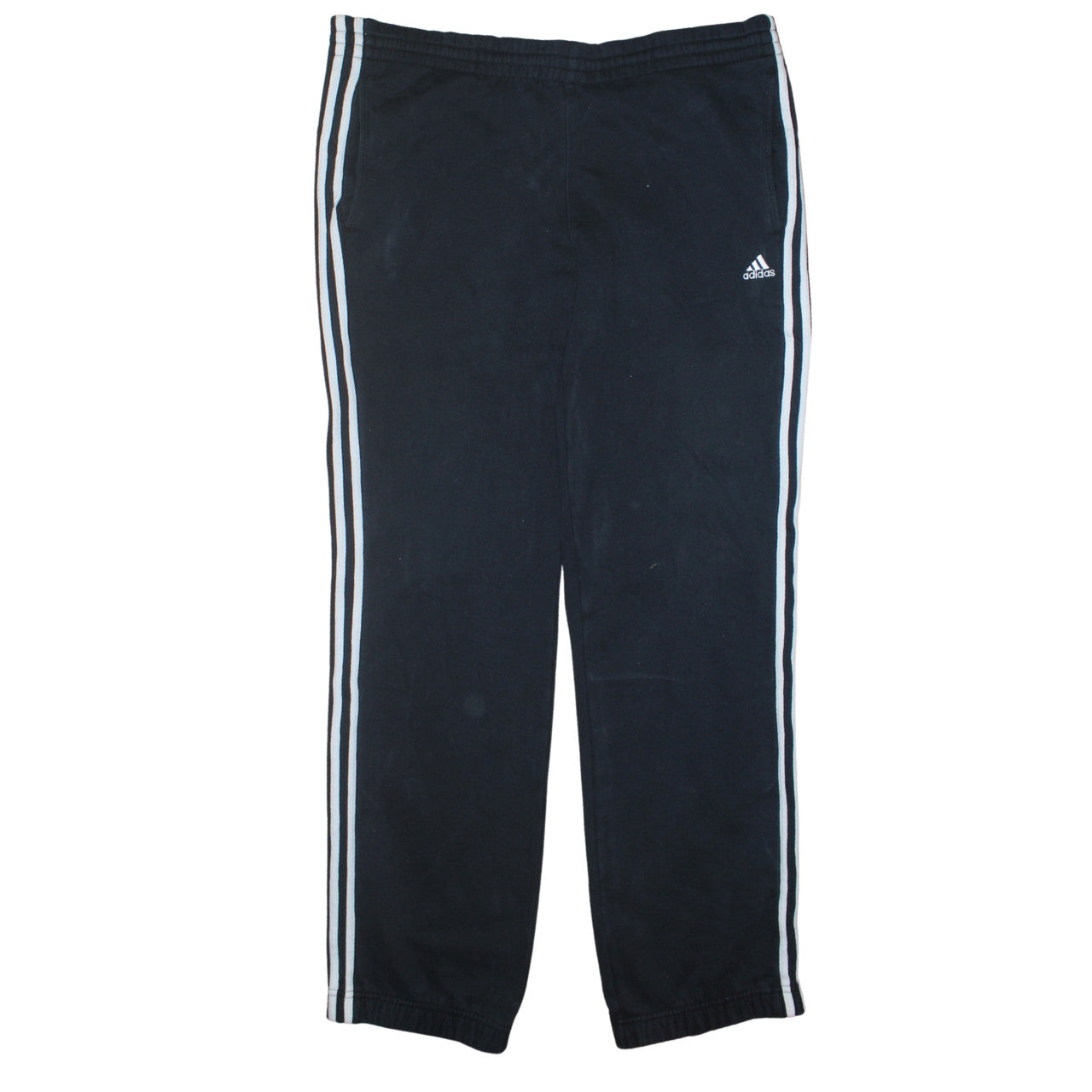 Adidas Teens Black Track Pants 15-16Y Elastic Waist Activewear