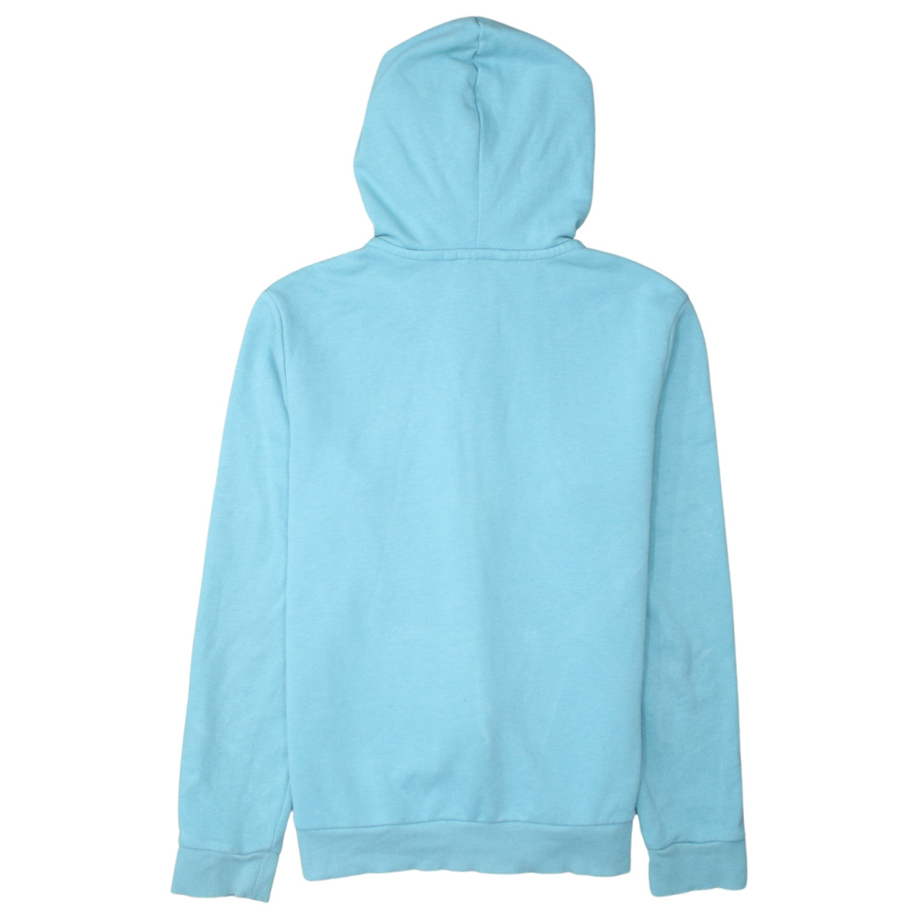 Adidas Women Blue Full Zip Hoodie Size S 8-10 Hooded Sweatshirt