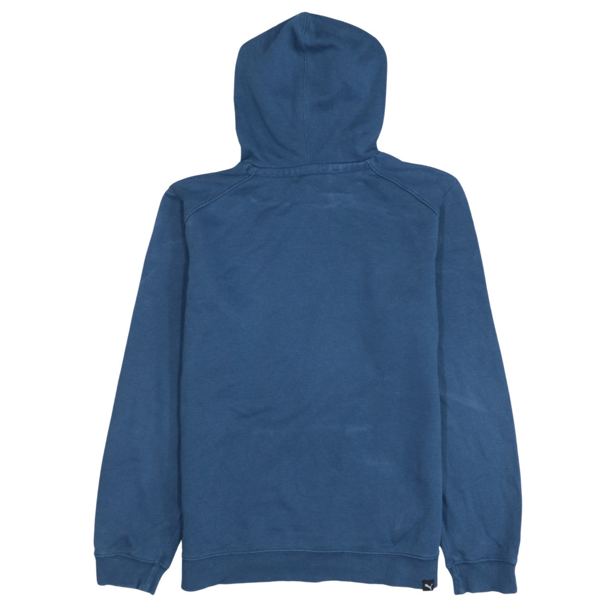 Puma Boys Blue Pullover Hoodie 14 Years Graphic Logo Hooded Sweatshirt