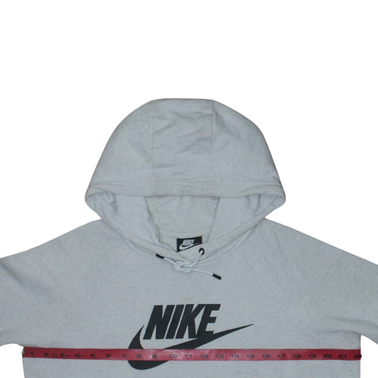 Nike Men's Grey Pullover Hoodie M Sports Logo Sweatshirt