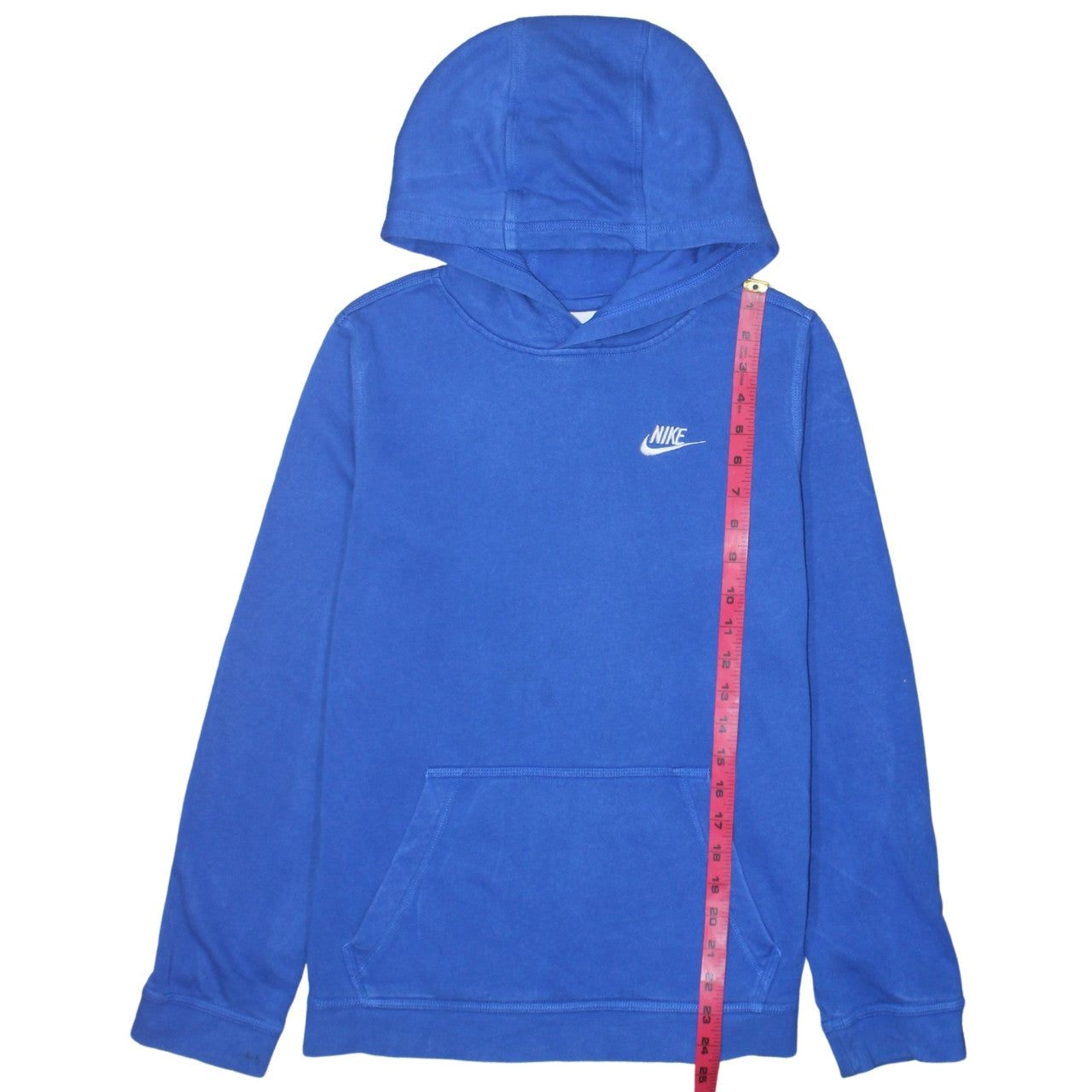 Nike Boys Blue XL Pullover Hoodie Sweatshirt Fleece Logo Casual Top