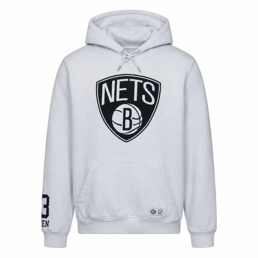 Primark NBA Brooklyn Nets Men's White Pullover Hoodie M