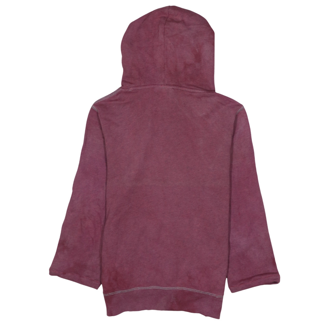 Dickies Women’s Maroon Pullover Hoodie M Cotton Logo Print