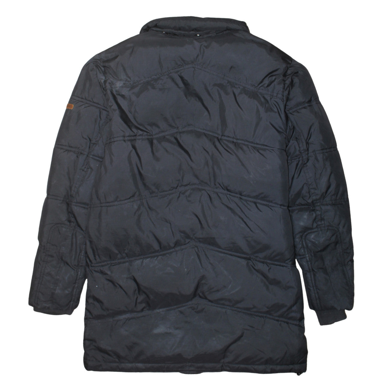 Tommy Hilfiger Women's Black Size 16 Long Puffer Jacket