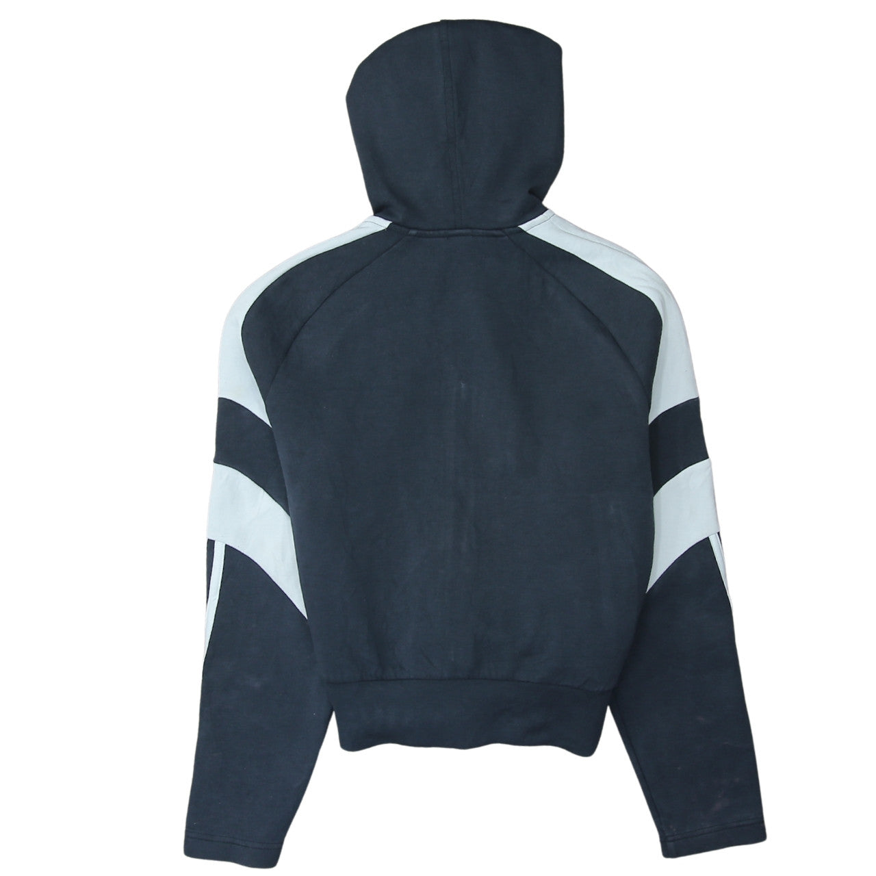 Adidas Womens Black Full Zip Hoodie Size 12 Hooded Sweatshirt