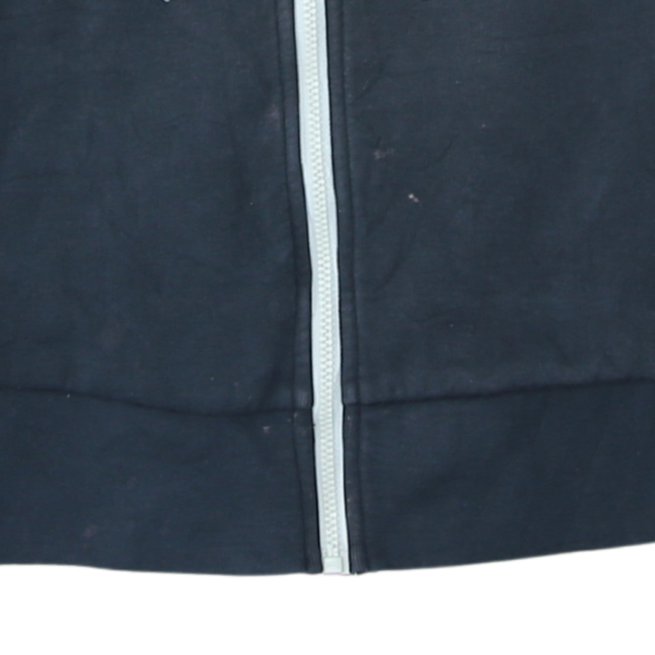 Adidas Womens Black Full Zip Hoodie Size 12 Hooded Sweatshirt