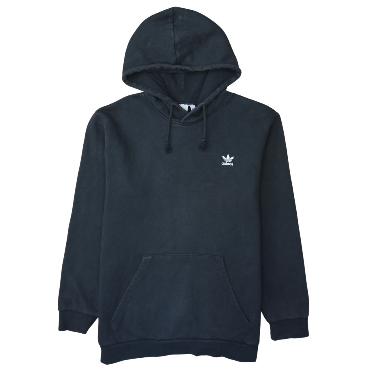 Adidas Mens Black XL Pullover Hoodie Fleece Regular Fit