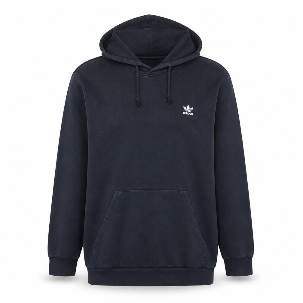 Adidas Mens Black XL Pullover Hoodie Fleece Regular Fit