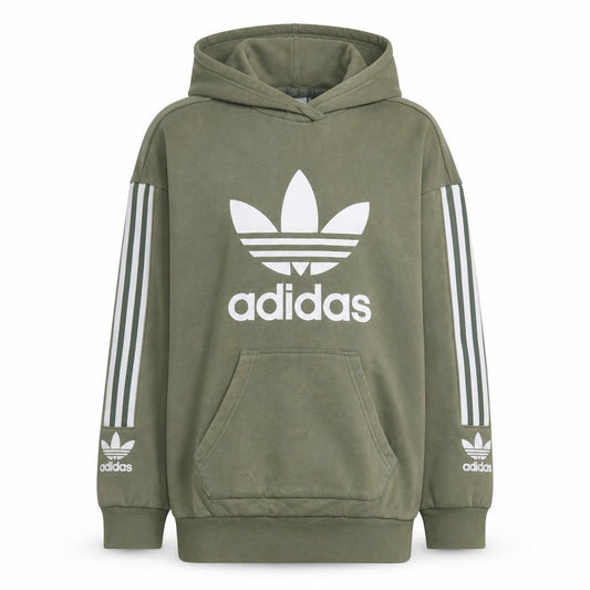 Adidas Womens Green Pullover Hoodie Size XS Casual Sportswear