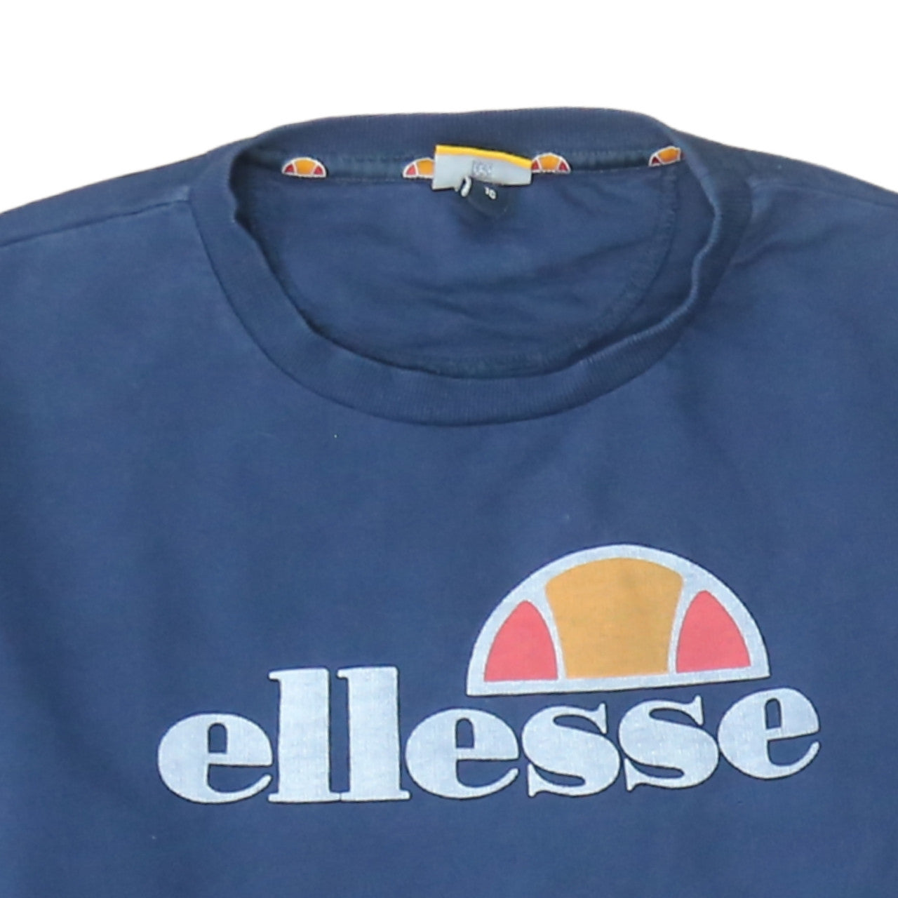 Ellesse Womens Blue Size 16 Pullover Sweatshirt Logo Crew Neck