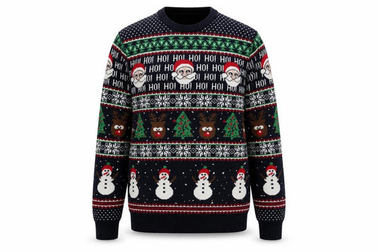 George Men's Multicoloured Christmas Pullover Jumper M
