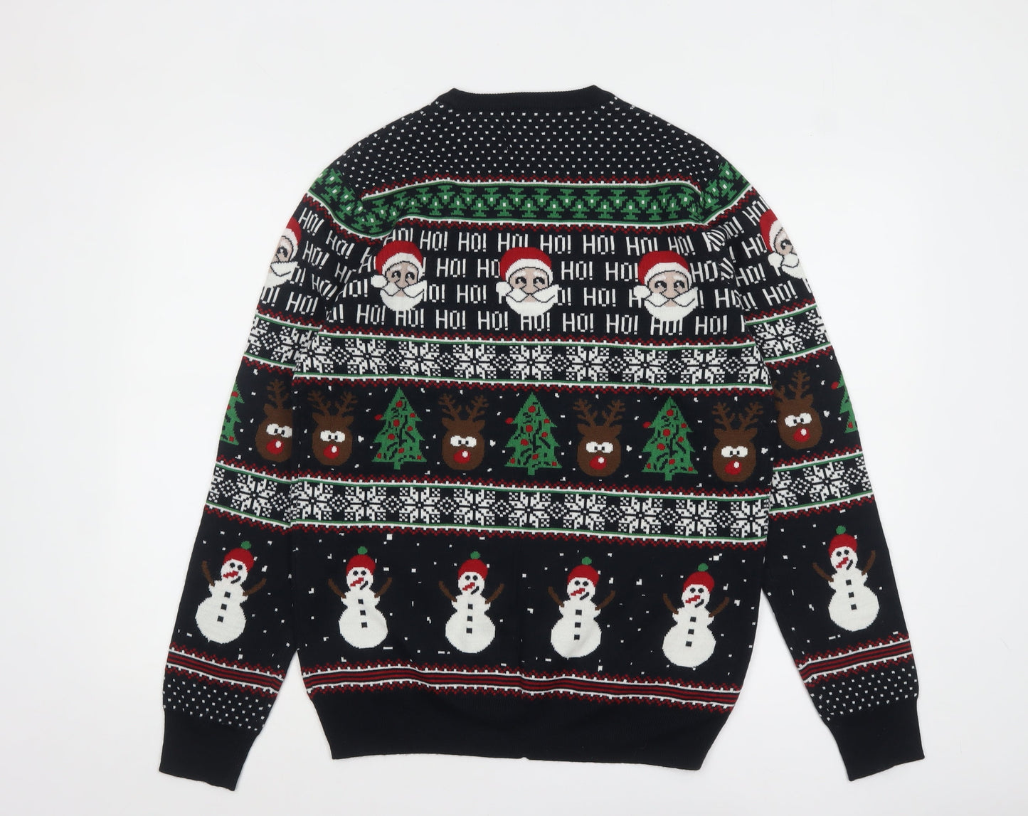 George Men's Multicoloured Christmas Pullover Jumper M