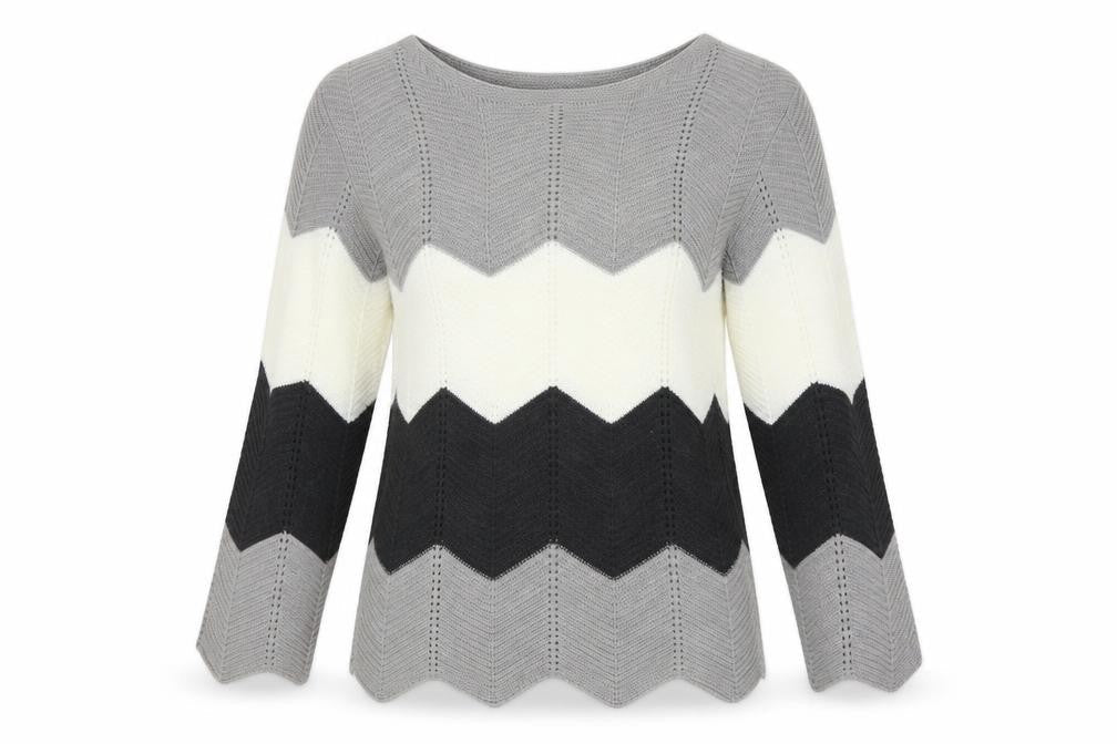 ENVY Women’s Multicoloured Knit Pullover Jumper M