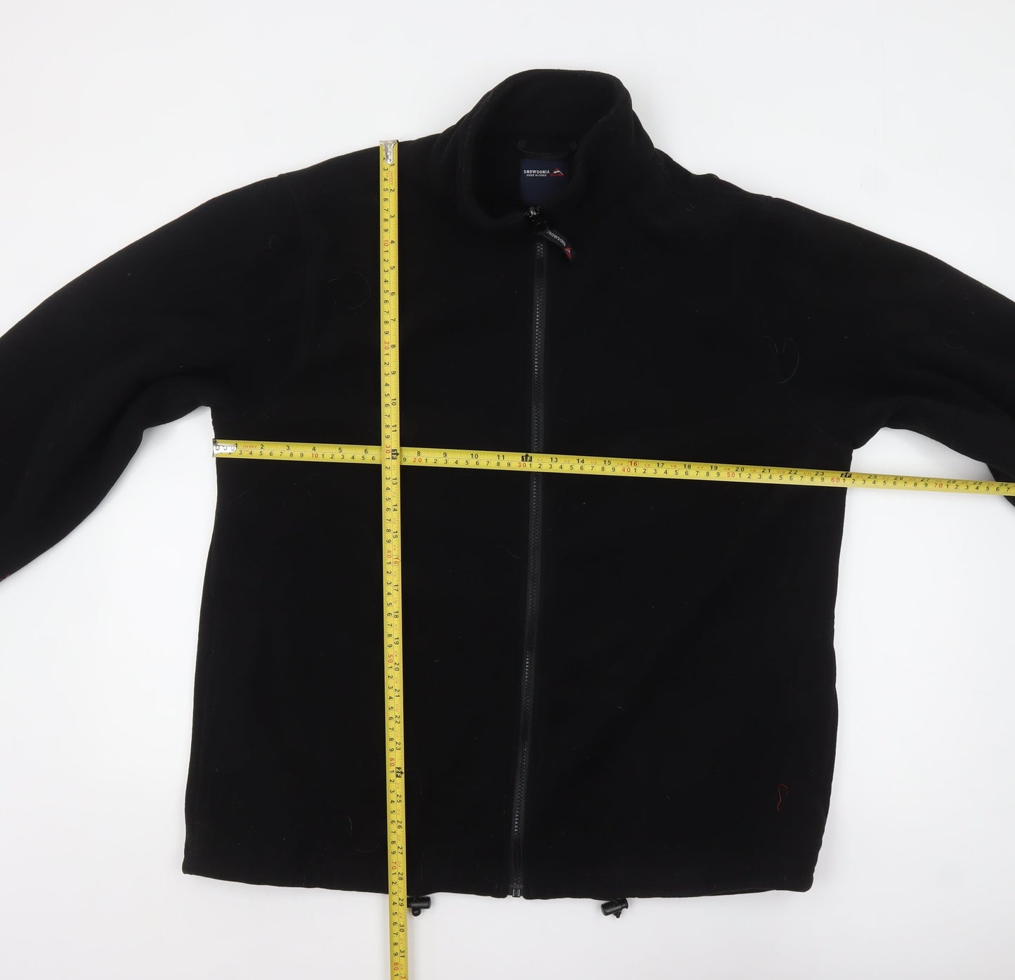 Snowdonia Men's Black Fleece Full Zip Jacket Size M 40in