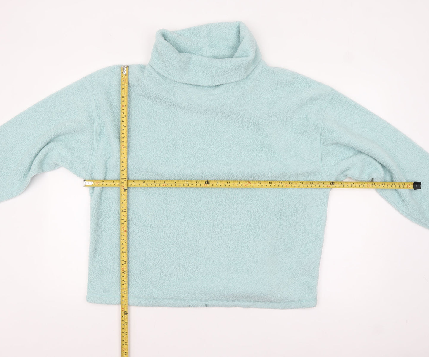 Marks and Spencer Women Blue Fleece Pullover Sweatshirt L
