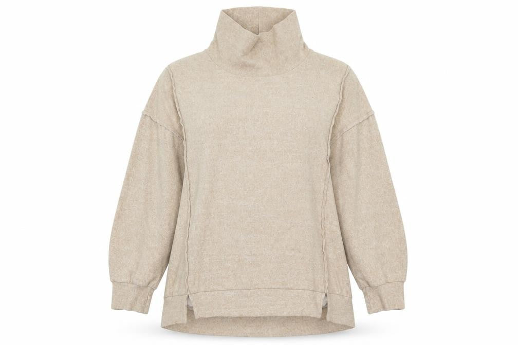 Yours Women’s Beige Roll Neck Plus Size 26-28 Pullover Jumper