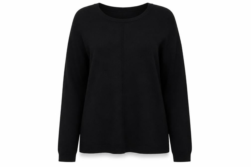 Atmosphere Women's Black Size 12 Crew Neck Long Sleeve Pullover Jumper