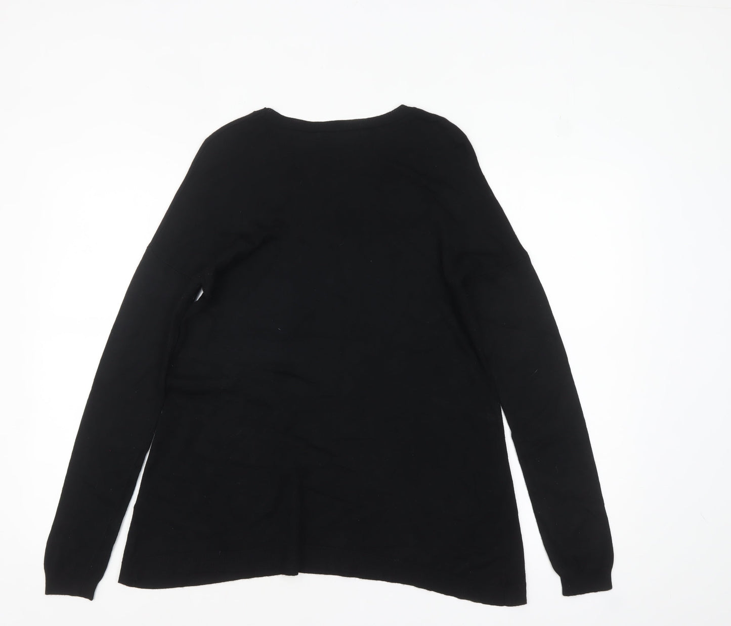 Atmosphere Women's Black Size 12 Crew Neck Long Sleeve Pullover Jumper