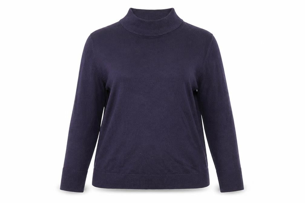Marks and Spencer Women’s Purple Roll Neck Jumper Size 16