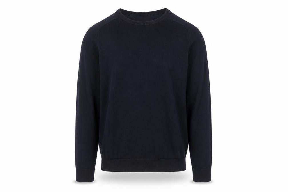Next Men’s Black Cotton Knit Pullover Jumper Size L