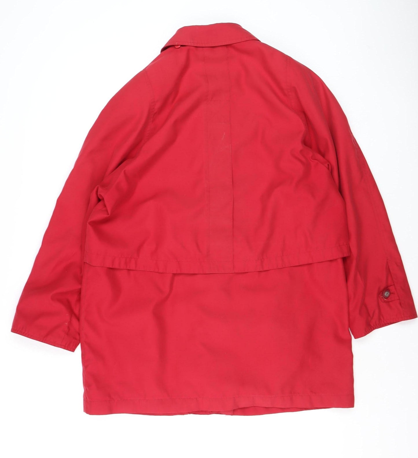 Dannimac Women's Red Waterproof Mid-Length Rain Coat Size M