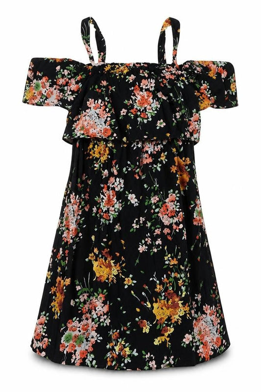 Marks & Spencer Women’s Multicoloured Floral Fit & Flare Dress Size 12
