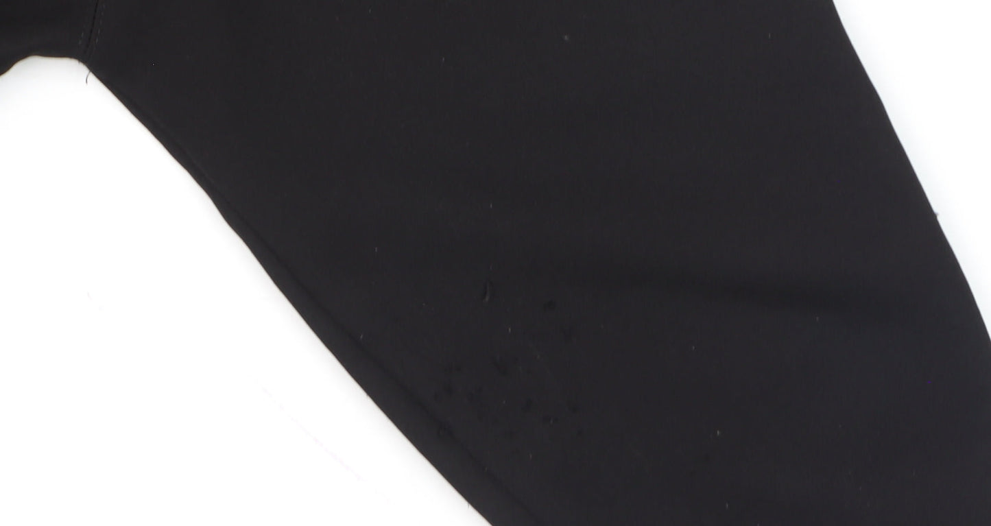 ASOS Women Black Size 10 Sheath Knee Length Long Sleeve Dress