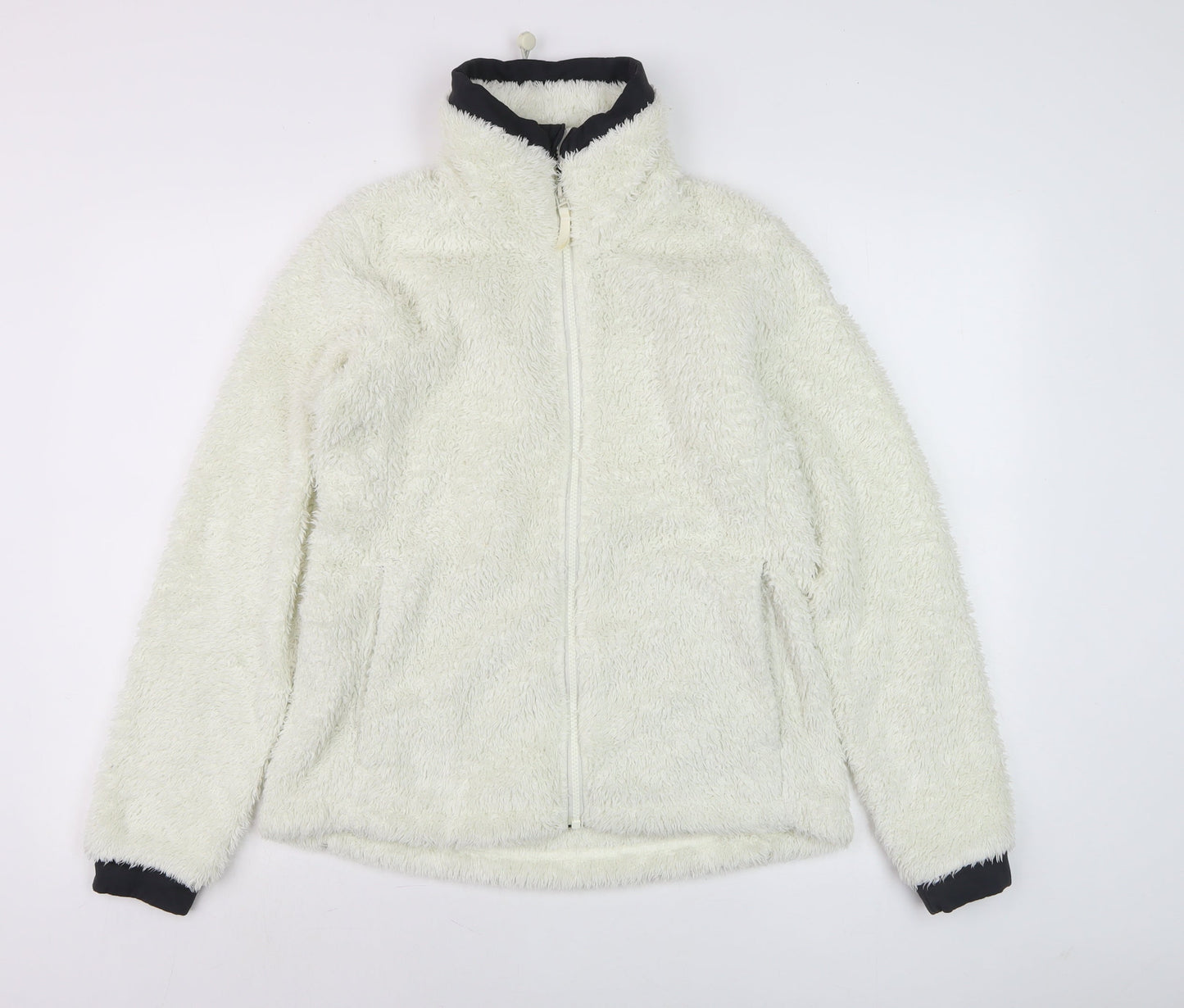 Helly Hansen Womens Ivory Fleece Full Zip Jacket M Regular Fit