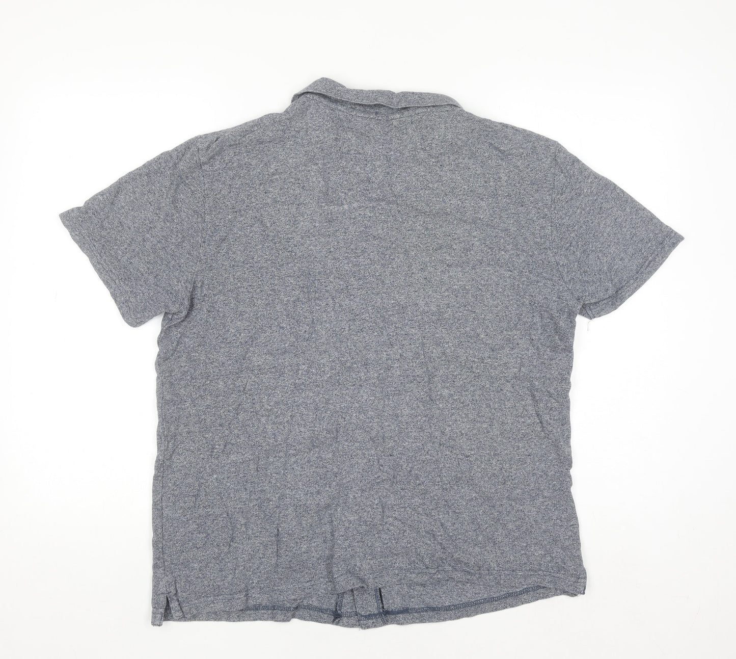 RJR John Rocha Men’s Grey Cotton Short Sleeve Polo Shirt Size M