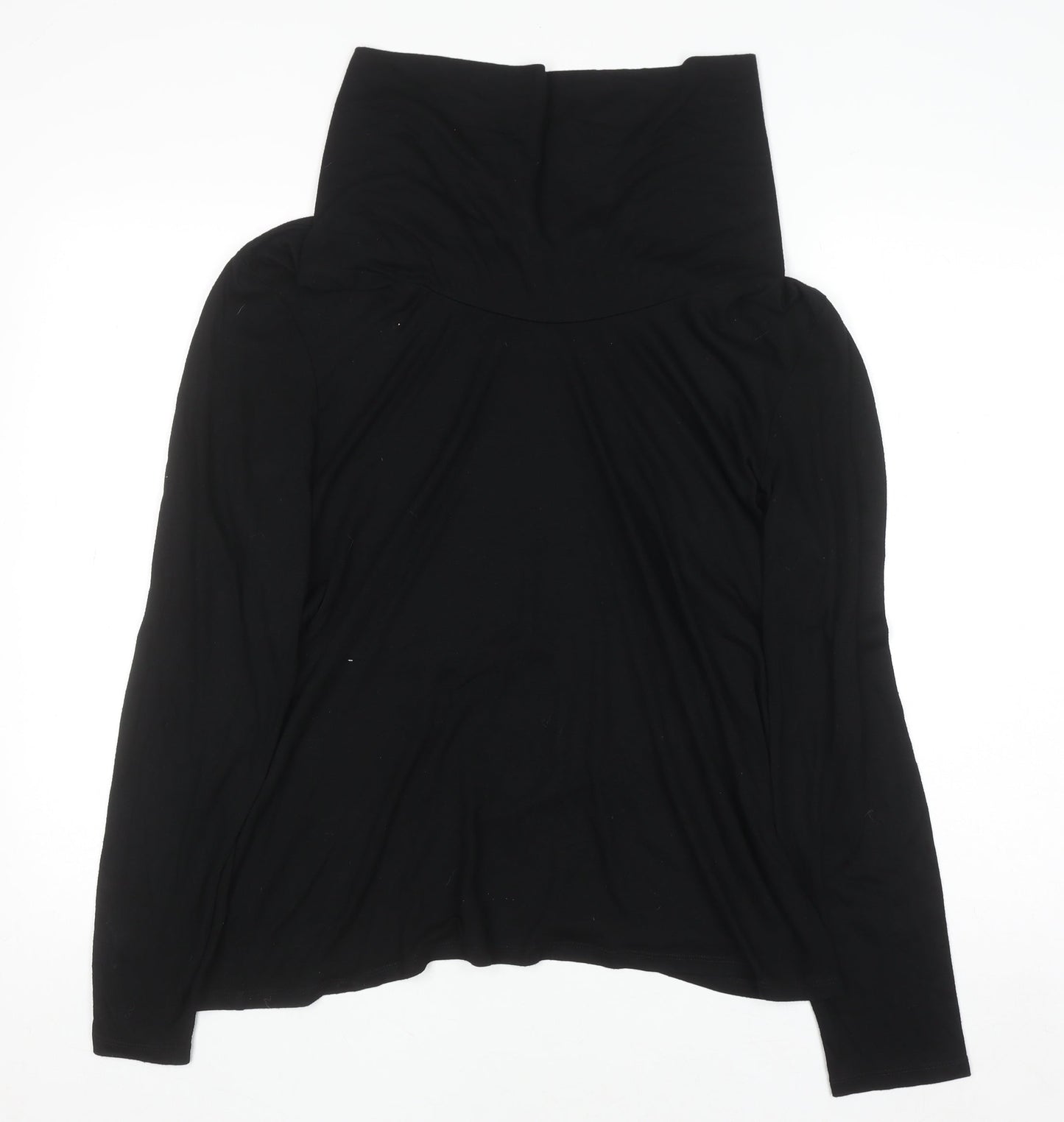 Next Women’s Black Roll Neck Long Sleeve Jersey Top UK 20