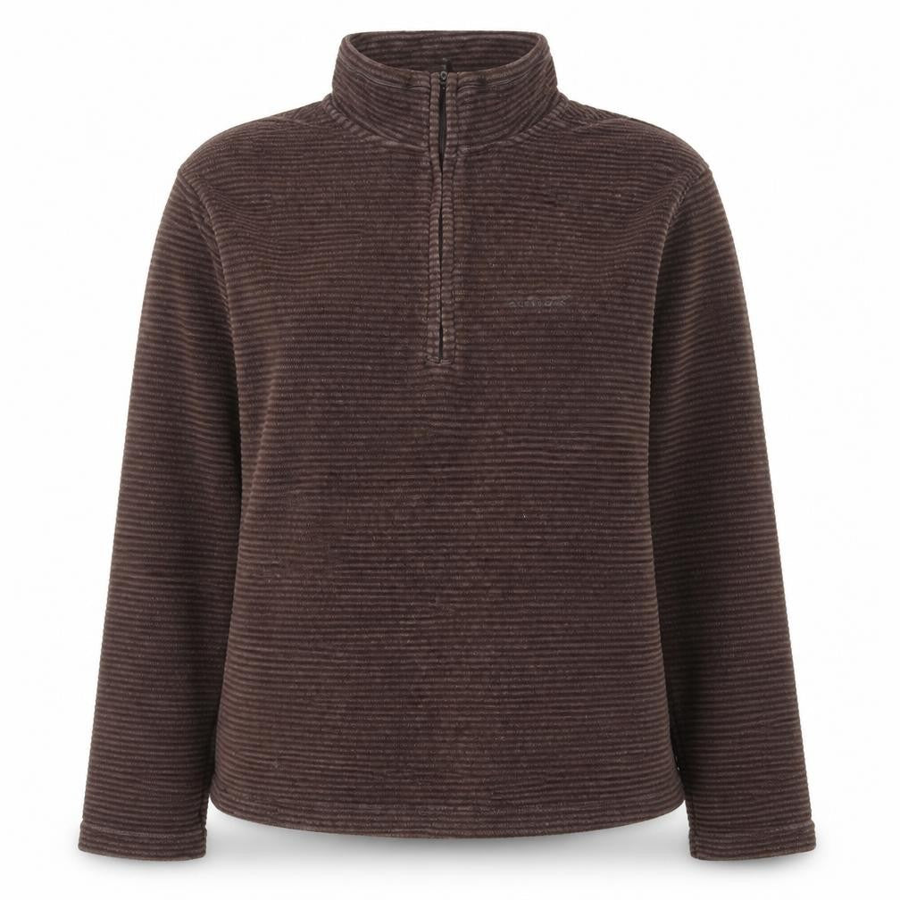 Craghoppers Women Brown Half Zip Fleece Pullover Sweatshirt Size 20